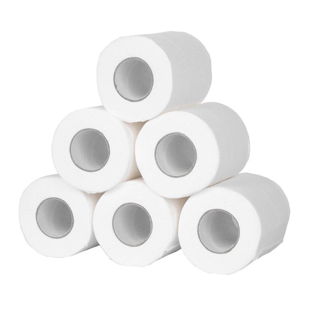 CLENEA White Soft Toilet Paper Professional Standard Absorbent Toilet Paper Suitable For Bathroom Home (Color : Blue)