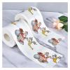 CLENEA 1 Pack Christmas Toilet Paper Household Santa Printed Bath Toilet Paper view 4