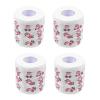 Paper Napkins Christmas Toilets Christmas Towels New Bathroom Roll Paper Cleaning (Color : Santa Claus) view 1