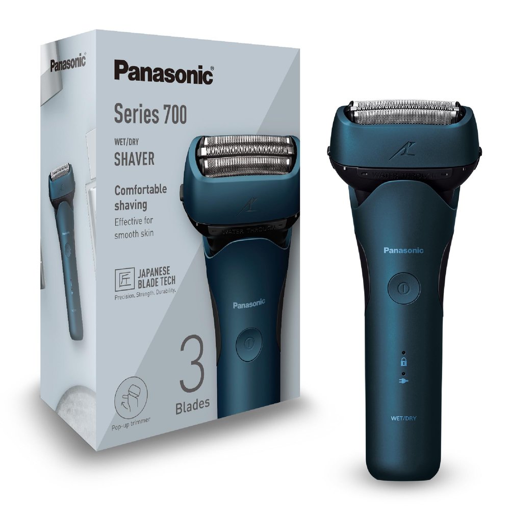 Panasonic ES-ALT4B 3-Blade Wet and Dry Electric Shaver for Men, Rechargeable, Skin Comfort Sensor, Multi-Flex 12D Head - Minimize The 5 oClock Shadow