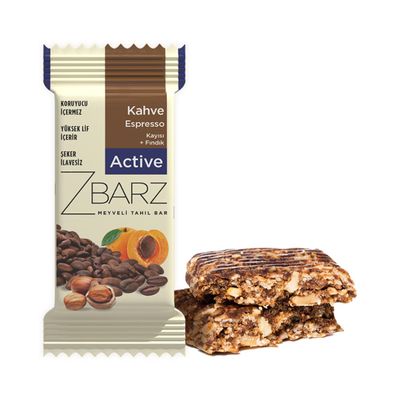 Zbarz Fruit & Energy Bars, vegan, vegetarian, and without added sugar (Mix Box, 12 x Bars) - Sport energy bars made from fruits & nuts for everyday use, cycling, hiking, fruit bars (Espresso Hazelnut)