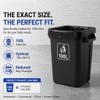 REQUISITE NEEDS 200 Extra Large Black Bin Bags 100 Litre Heavy Duty, Refuse Sacks, Bin Liners, Strong, 50 m, Perfect for Every Day Use, Household, Office, Garden, DIY, Caterers view 3