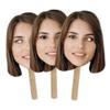 Printster Personalised Photo Face Masks - Perfect For Hen Do, Stag Do, Birthday Party - Ready to Wear - Sticks - 43 Masks view 3