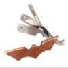 Barber Cut Throat Razor Kit  Single Edge Shaping Tool with Wooden Handle Straight Razor  Ideal for Beard and Moustache Shaving  Blades not Included view 2