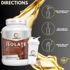 Caligold Health Muscle Building 100% Isolate Pure Whey Protein, Pre and Post Workout Protein Powder, 66 Servings, 2kg view 3