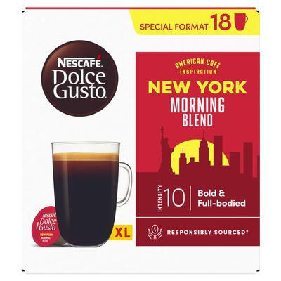 NESCAFE DOLCE GUSTO New York Moning Blend Americano Coffee Pods (54 Servings)