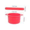 ULTECHNOVO Silicone Wax Warmer Liner Bowl 2pcs High Temperature Resistant Non-stick Hair Removal Wax Pot with 16cm Stirring Sticks for Professional Waxing Spa Use view 2