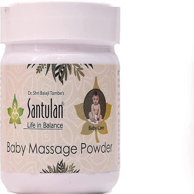 QURA Ayurveda Baby Massage Powder-35gm with Sukanthi Throat Relief Pills-1gm