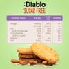 Diablo No Added Sugar Almond Cookies  Low Sugar Snacks, Almond Biscuits Sweetened with Maltitol, Delicious Healthy Snacks, Christmas Cookie Gift Box, Crispy Sweet Treats for All, 145g Pack of 5 view 2