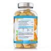 Turmeric Curcumin Gummies with Ginger - 120 Natural Orange Flavour Juicy Yummy Gummies  with a Huge 95% curcuminoids, Vegan & Gelatin Free  2 Month Supply for Men, Women & Children  Made in The UK view 2