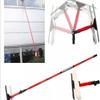 3.5 Metre Professional Telescopic Window Glass Cleaning Equipment Kit Aluminium Extendable Pole Bendable Head Soft Rubber Mop Conservatory Roof Cleaner view 1