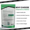Nutrivolv Vitamin E 400IU - 90 Softgels | Antioxidant Supplement for Skin Support & Cell Protection | Helps Reduce Oxidative Stress, Promotes Healthy Skin & Immune Support view 4