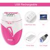 Electric Epilator USB Charging Shaver Stainless Steel Blade Women Hair Remover Professional Painless Shaving Machine Rechargable view 4