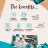 Squirrel Sisters - Peanut Caramel Natural Protein Bar (16 x 40 g), No Added Sugar, Plant-Based, Vegetarian, Vegan, Gluten-Free, Energy Snack with Peanuts, Dates, Sultanas, Sunflower & Pumpkin Seeds view 3