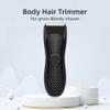 Cosmin 1Set Men's Electric Trimmer Pubic Hair Removal Intimate Areas Body Clipper Black Epilator Rechargeable Shaver view 4