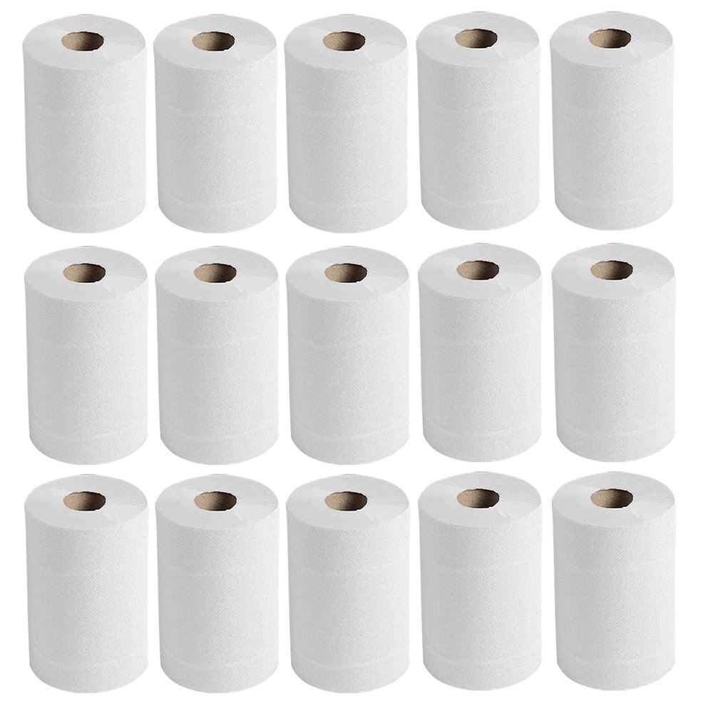 30 Rolls - Kitchen Rolls, 2 PLY Centrefeed Kitchen Towels, Embossed White Hand Napkins, 40GSM Kitchen Towel Paper, Wiping Napkin Roll, Strong & Durable Kitchen Roll Bulk Buy (300 Sheet, Kitchen Rolls)
