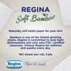 Regina Soft Bamboo - 45 Rolls of Toilet Tissue 3 Ply, 160 Sheets, Naturally Soft for your Skin, Toilet Tissue Made with Bamboo Fibers, Paper Packaging, FSC Certificated view 2