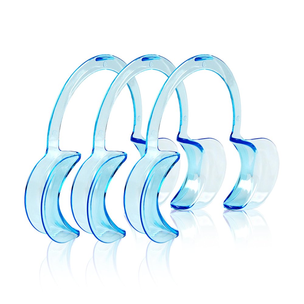 3 Pcs Dental Retractor - Adult Dental Mouth Opener - Intra-Oral - Pack of 3 Pieces - C-Shaped Mouth Openers - C-Shaped Cheek and Lip Retractors - Mouth Opener - Dental Care Kits