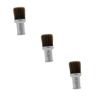 FOMIYES 3pcs Hair Cleaner Brush for Salon Neck Duster Soft Bristle Detangling Brush for Barber Supplies