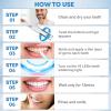 HIYAA 16 LED Teeth Whitening Kit with 3 Gel Refills, Pink Tray - Sensitivity Free Whitener for Home & Travel view 3