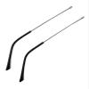 1 Pair Metal Frame Arms Legs Replacement Temple Arm for Eyewear Eyeglasses, Gunmetal+Black view 1