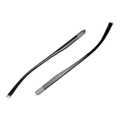 1 Pair Eyeglass Arms Glasses Replacement Temple Legs Ultra Light Glasses Frame, Black