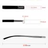 1 Pair Eyeglass Arms Glasses Replacement Temple Legs Ultra Light Glasses Frame, Black view 3