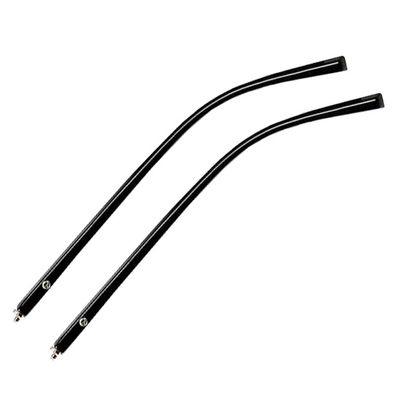 1 Pair Glasses Legs Replacement Temples, Glasses Metal Frame Arms Replacement, Black