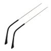 1 Pair Metal Frame Arms Legs Replacement Temple Arm for Eyewear Eyeglasses, Golden view 1