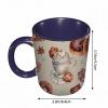 Coffee Mug Funny Mug,Coffee Delicious Tasty Chocolate Donuts Marshmallows and Sugar Cookies Pattern Print,Coloured Mug Cup Gift Birthday Work Office Christmas Tea Coffee view 3