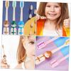 FOMIYES 4pcs Boys and Girls Toothbrushes Boy Girl Soft Bristle Cartoon Toothbrushes for Daily Use Ergonomic Design view 3
