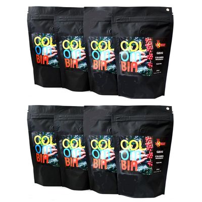 Colombia Selection single origin coffee beans, 100% arabica, friar's tunic roasting, bar blend, pack of 8 x 250 g