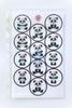 PRECUT Cute Panda Edible Cupcake Toppers - Panda Theme Cake Decorations, Girls Pink Birthday Party, 1.5 Inch / 4cm Discs (Pack of 12) view 2