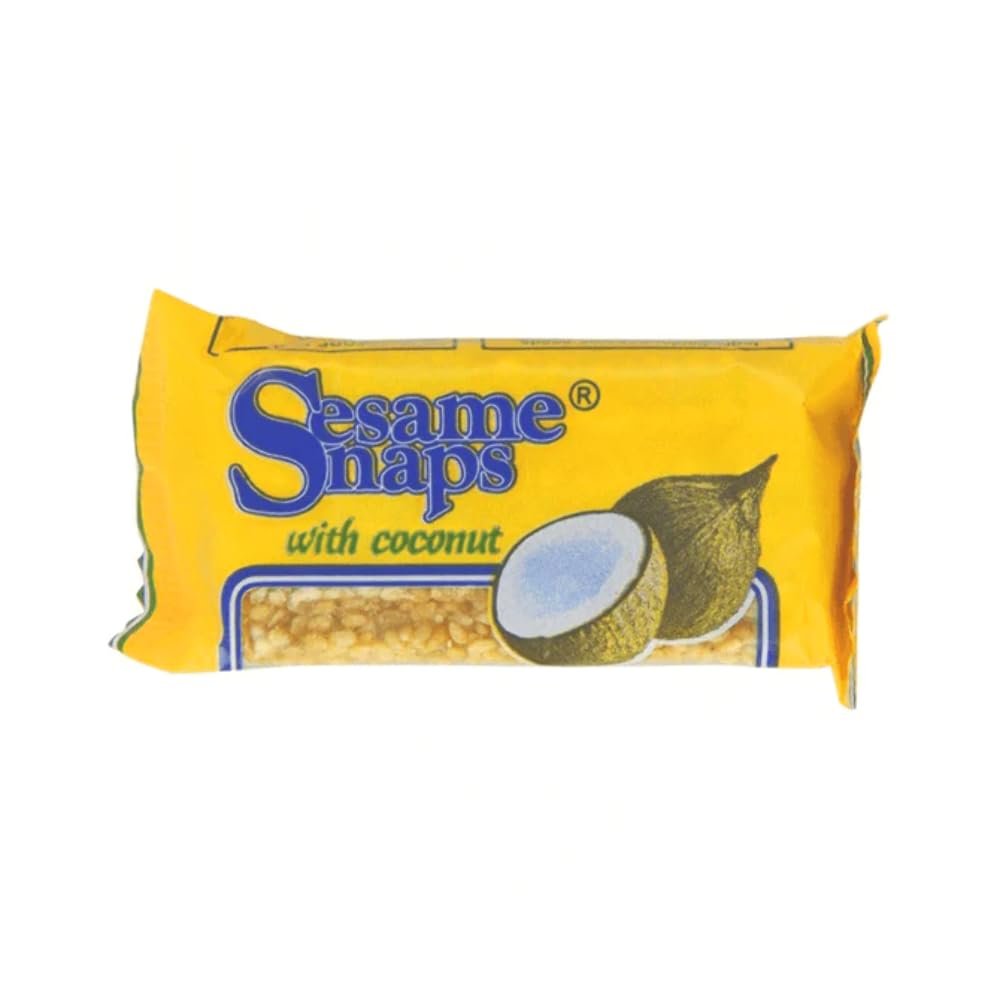 MASSesame Snaps Coconut 30g Box of 24-Fd