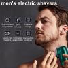 2023 Powerful Storm-Shaver for Men, Rechargeable Mini Electric Shaver, Pocket Portable Size Wet and Dry Shaver, Waterproof Electronic Razor, Suitable for Home, Travel (Blue) view 2