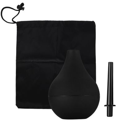 XxinXrong Enema Kit - 160ML Silicone Enema Bulb, Slim Nozzle Douche for Men & Women, Comfortable Cleaning