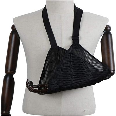 1pcs Breathable Broken Arm Arm Support Shoulder Belt Support Elbow Brace Wrist Elbow Fracture Protector Dislocation (Color : Black) (Black)