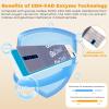Blood Glucose Monitor Meter Diabetes Test Kit [2023 Upgrade] with Hypo and Ketone Warning, Meal Marker, 500 Memories, Blood Sugar Tester with 60 Test Strips and 60 Lancets - in mmol/L view 3
