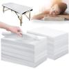 200 Pcs Disposable Bed Sheets 31" x 71" Massage Table Sheets Non Woven Fabric SPA Bed Cover Breathable for Massage Beauty Tattoos (200 Pcs White-2) view 1