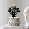 Romantic Mr & Mrs Wedding Cake Topper Bride and Groom Under the Tree Cake Topper Funny Love Cake Topper For Bridal Shower Wdding Engagement Anniversary Party Decorations view 4