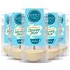 Guppy's Chocolates York | White Hot Chocolate Stirrer | Pack of 5 | 32g Cup Shaped Drinking Chocolate Sticks Spoons | Individually packaged view 1