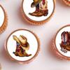 Cowboy Boots Edible Cupcake Toppers - Western Themed Cake Decorations with Cowboy Hat & Rodeo Style - wafer card PRECUT 4cm/1.5 Inch Discs (Pack of 24) view 2
