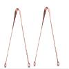 AARNAV Copper Tongue Cleaner Stainless Steel Tongue Scraper Oral Care Tongue Tool for Bad Breath Tongue Scraper Oral Care Tongue Tool for Bad Breath Ulyu Ulyoo Uliyu (2 Copper Tongue Cleaners) view 1