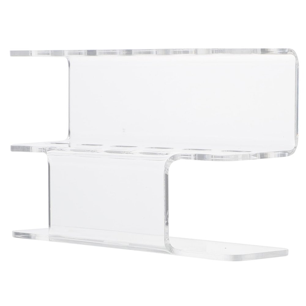 Beavorty Acrylic Tweezers Display Rack Organizer Eyelash Grafting Tweezers Storage Stand for Home and Beauty Salon Makeup Tool Holder