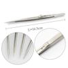 FRCOLOR 2pcs Multifunctional Point Tweezers Steel Tweezers Set for Jewelry Making Fine Tipped Kit Lock Non-Slip Grip for Easy Handling view 3
