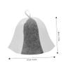 Kichvoe Felt Sauna Hat for Women Stylish Absorbent Bath Cap Comfortable Head Protection for Curls Long Hair Premium Quality Felt Material for Steam Rooms Saunas view 2