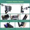 Basket for Walker Ravmix Walker Accessories Bag with Cup Holder Walker Basket for Folding Walker Hands-Free Storage Bag view 2