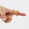 10/30 Pieces Spiky Sensory Finger Rings Acupressure Ring Set Great Spikey Fidget Ring Fidget Sensory Toys for Silent Stress Reducer and Massager Improves Blood Circulation (10pcs) view 4