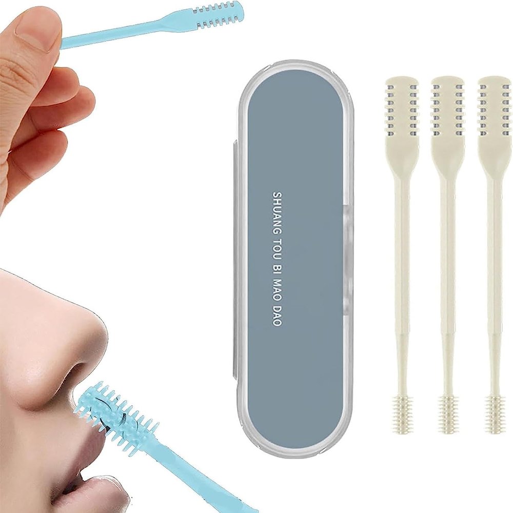 3pcs Nose Hair Trimmer Nose Hair Puller 360 Degree Rotating Nose Hair Trimmer for Men and Women Ear and Nose Hair Trimmer for Men and Women