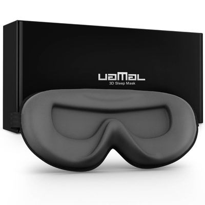 100% Blackout Sleep Mask for Women & Men - Eye Mask - Zero Eye Pressure Eye Mask for Sleeping - Eyelash & Eye Movement Friendly Sleeping Mask with Adjustable Strap - Premium Sleep Mask for Travel